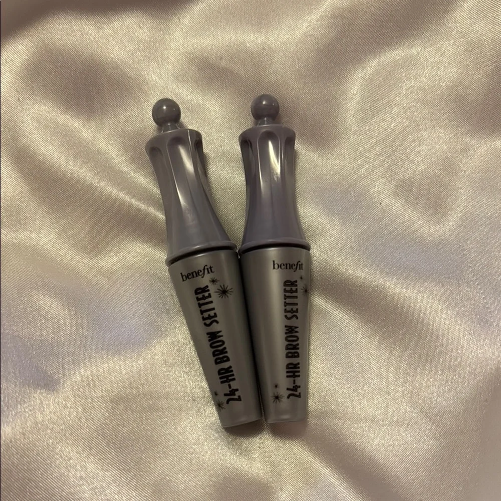 Benefit Cosmetics 24 Hour Brow Setter Clear Eyebrow Gel 2mL Set of 2 Mini Travel